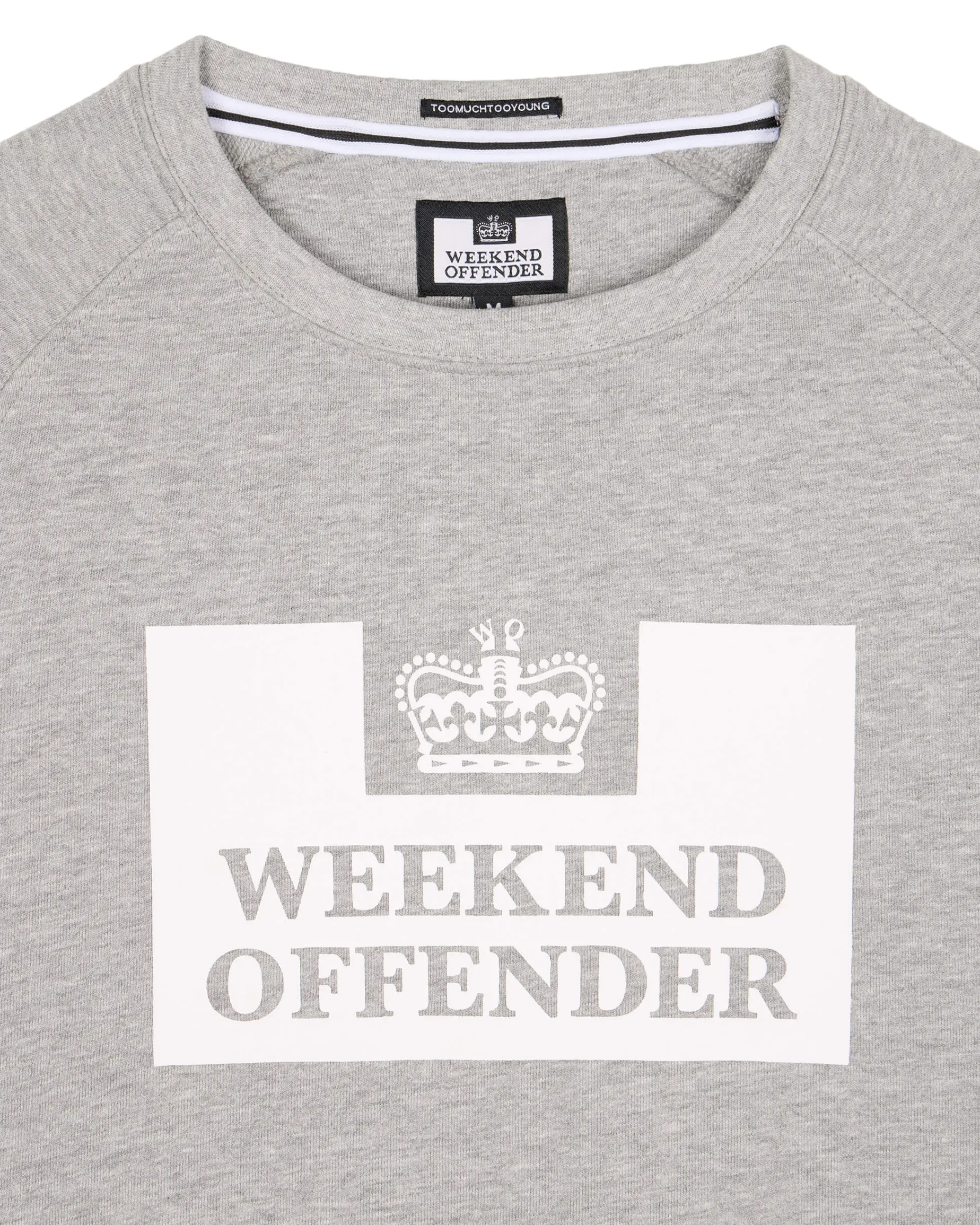 Plus Size - Penitentiary Classic Sweatshirt Grey Marl