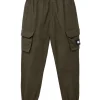 Plus Size - Pianemo Cargo Pants Dark Green