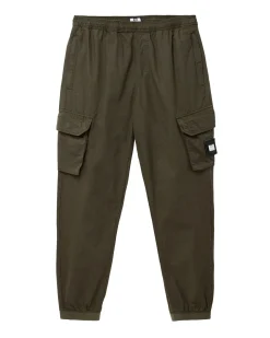 Plus Size - Pianemo Cargo Pants Dark Green