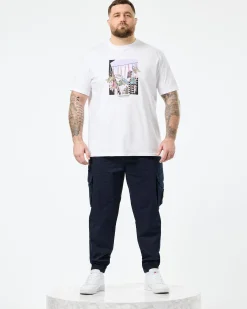 Plus Size - Pianemo Cargo Pants Navy