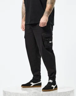 Plus Size - Pianemo Cargo Pants Black