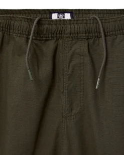 Plus Size - Pianemo Cargo Pants Dark Green