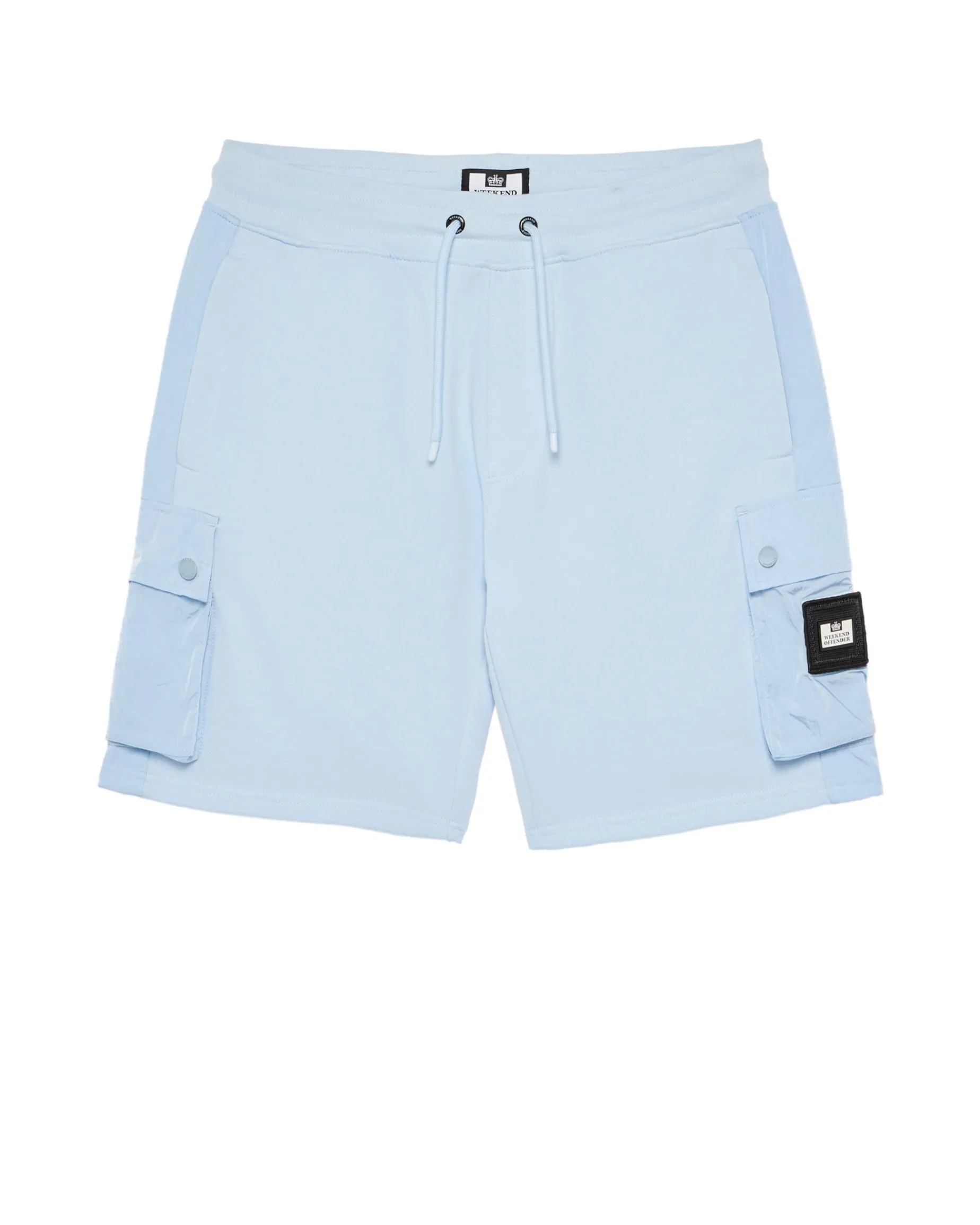 Plus Size - Pink Sands Jogger Shorts Ocean Wave Blue