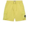 Plus Size - Pink Sands Jogger Shorts Peridot Green