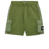 Plus Size - Pink Sands Jogger Shorts Sapling Green