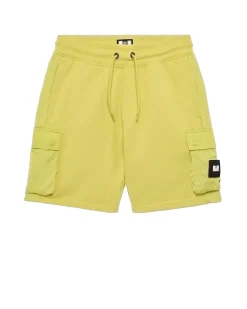 Plus Size - Pink Sands Jogger Shorts Peridot Green