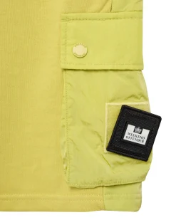 Plus Size - Pink Sands Jogger Shorts Peridot Green