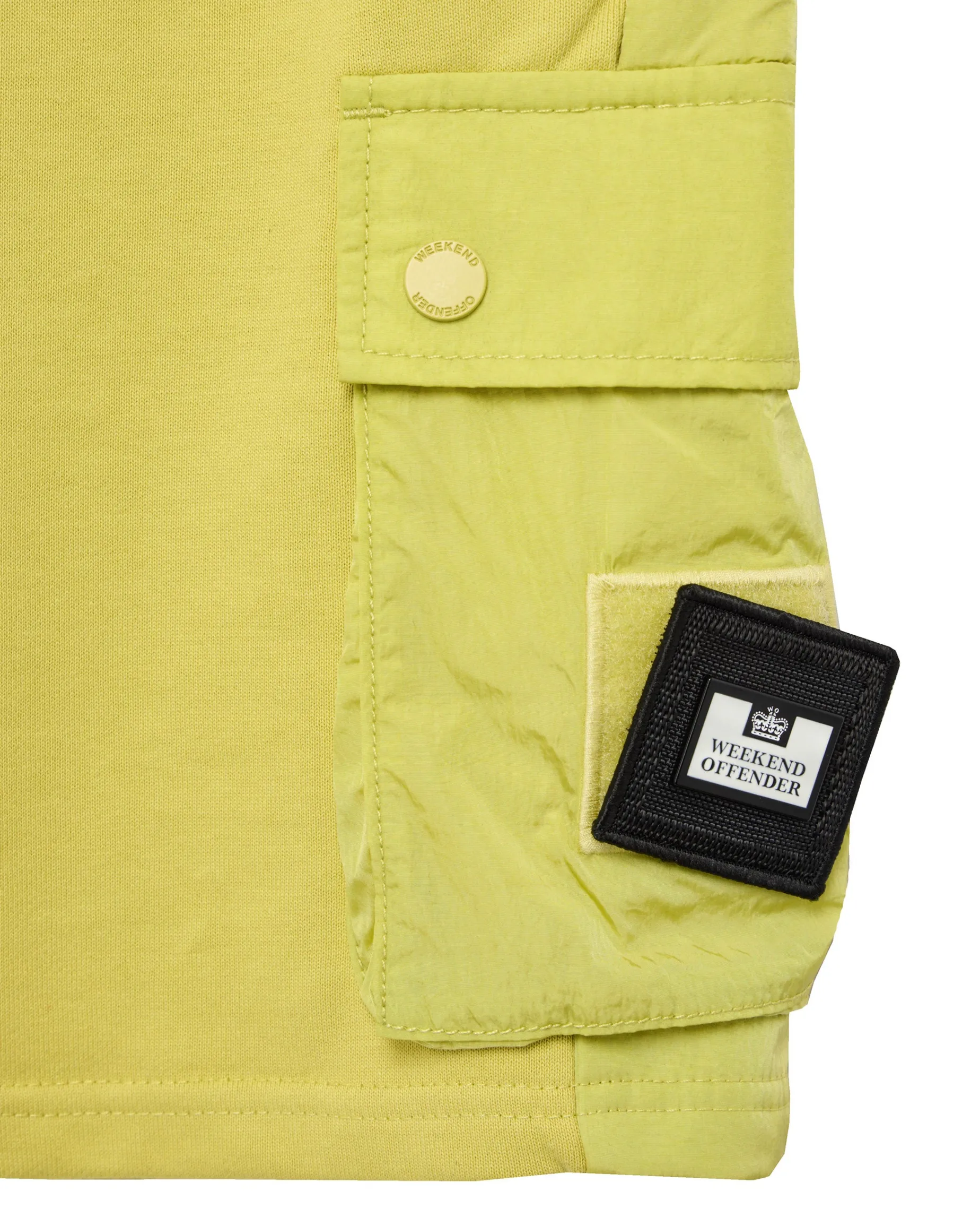 Plus Size - Pink Sands Jogger Shorts Peridot Green
