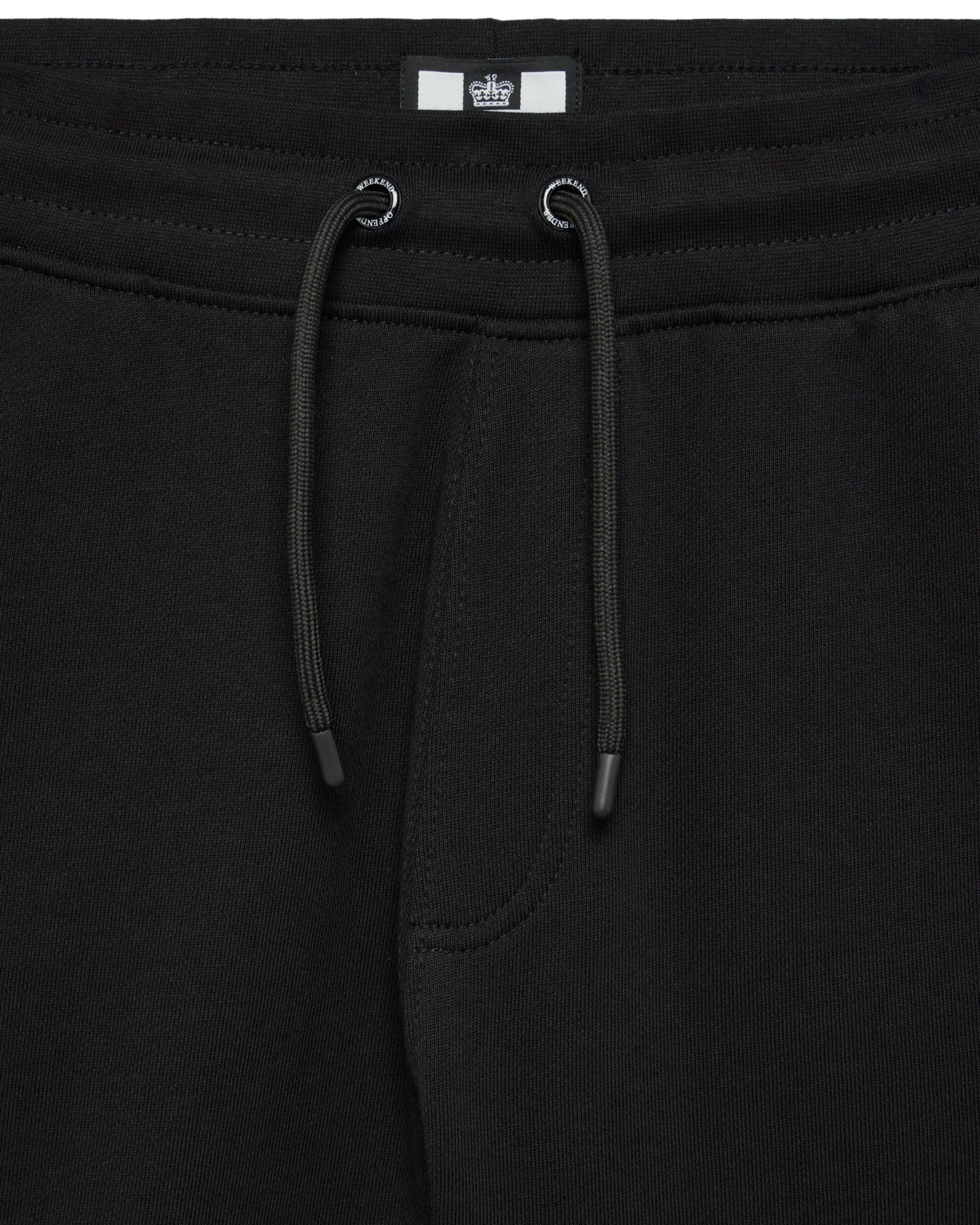 Plus Size - Pink Sands Jogger Shorts Black