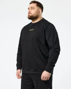 Plus Size - Raval Sweatshirt Black/Peridot Green