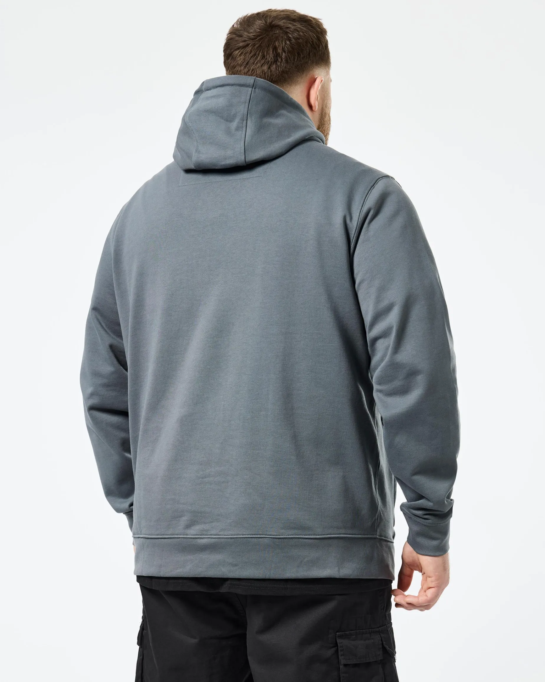 Plus Size - Ribbe Hoodie Zinc