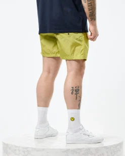 Plus Size - Stacks Swim Shorts Peridot Green