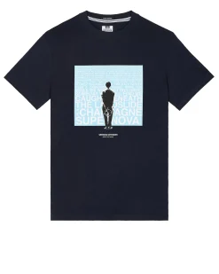 Plus Size - Supernova Graphic T-Shirt Navy/Blue