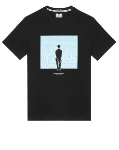 Plus Size - Supernova Graphic T-Shirt Black/Blue