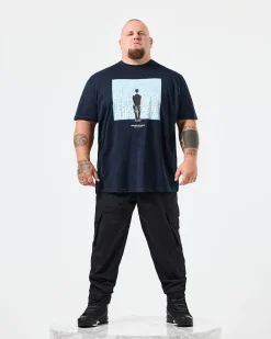 Plus Size - Supernova Graphic T-Shirt Navy/Blue