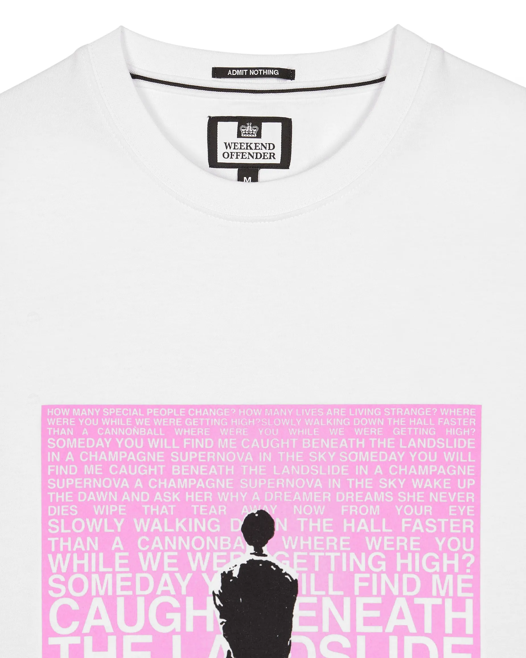 Plus Size - Supernova Graphic T-Shirt White/Pink