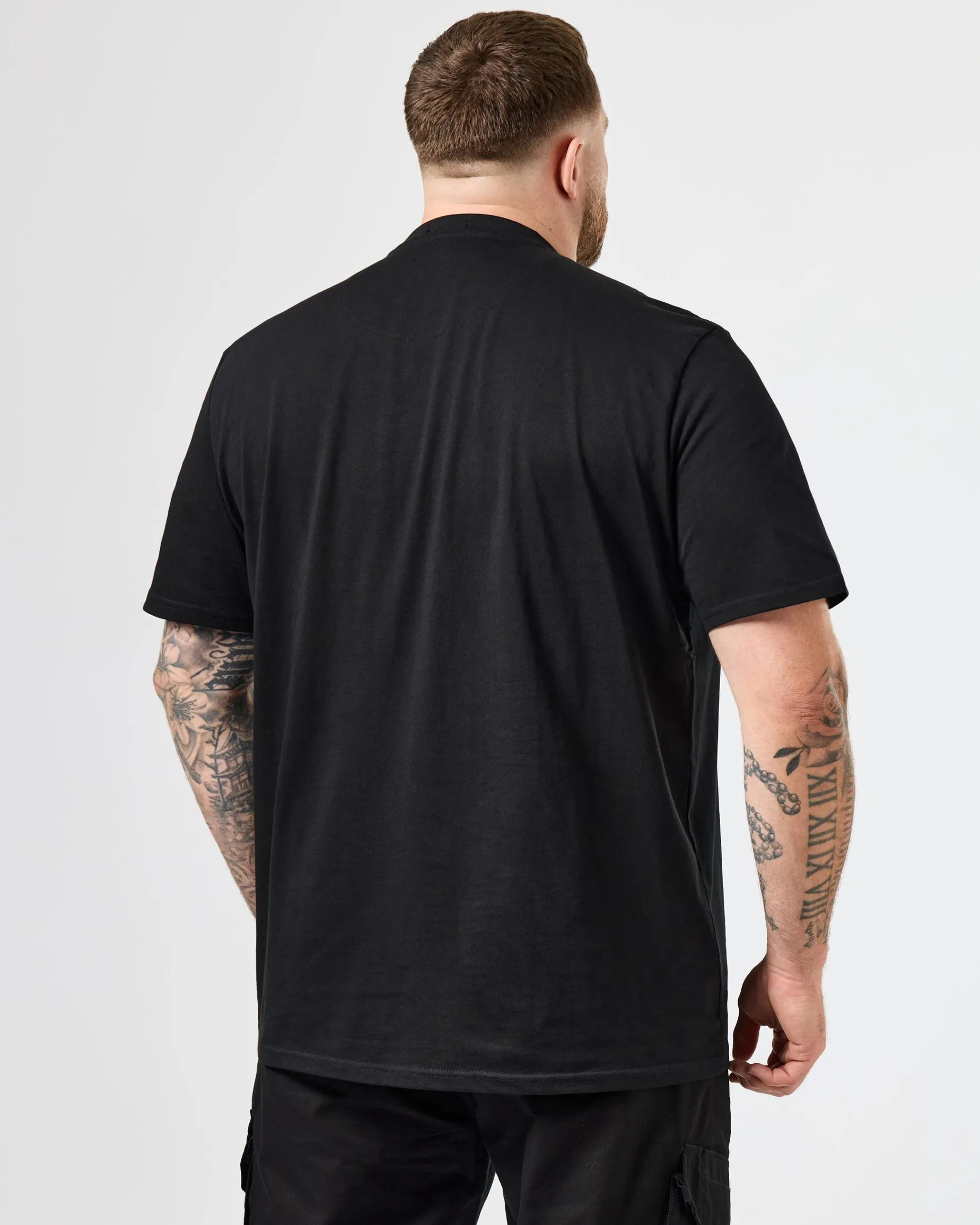 Plus Size - Supernova Graphic T-Shirt Black/Blue