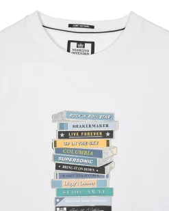 Plus Size - Tapes Graphic T-Shirt White