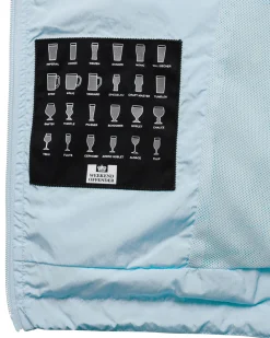 Plus Size - Technician Mesh Lined Jacket Ocean Wave Blue