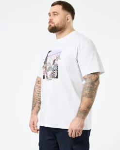 Plus Size - Turf Wars Graphic T-Shirt White