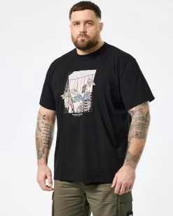 Plus Size - Turf Wars Graphic T-Shirt Black