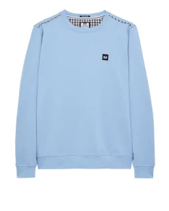 Plus Size - Vega Sweatshirt Sea Marine/Mid House Check