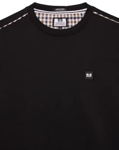 Plus Size - Vega Sweatshirt Black/Mid House Check