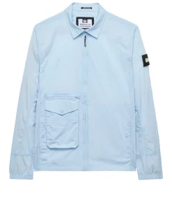 Plus Size - Vinnie Over-Shirt Ocean Wave Blue
