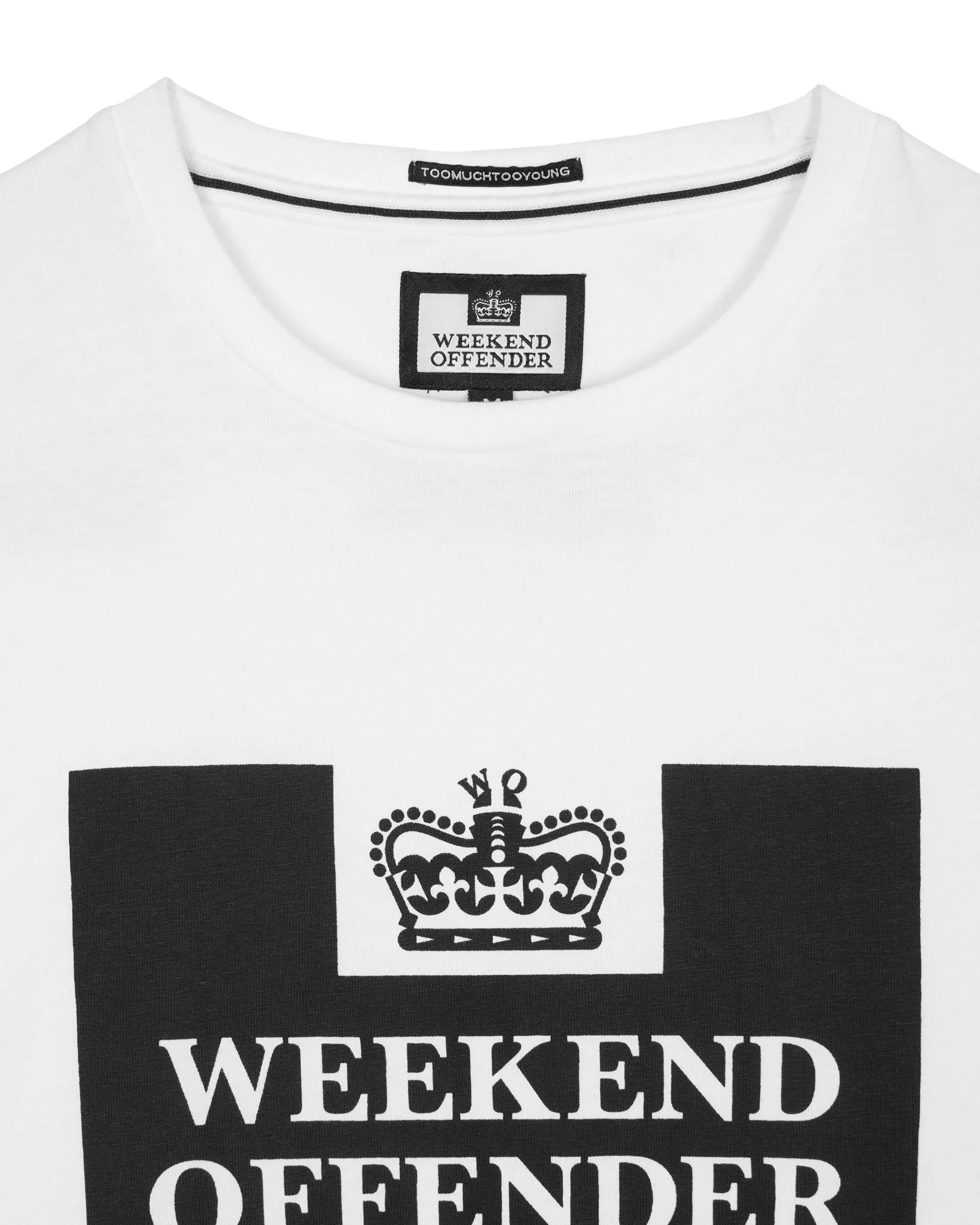 Prison T-Shirt White - Plus Size