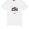 Pyramid Embroidered Graphic T-Shirt White
