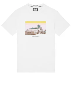 Quaaludes Graphic T-Shirt White