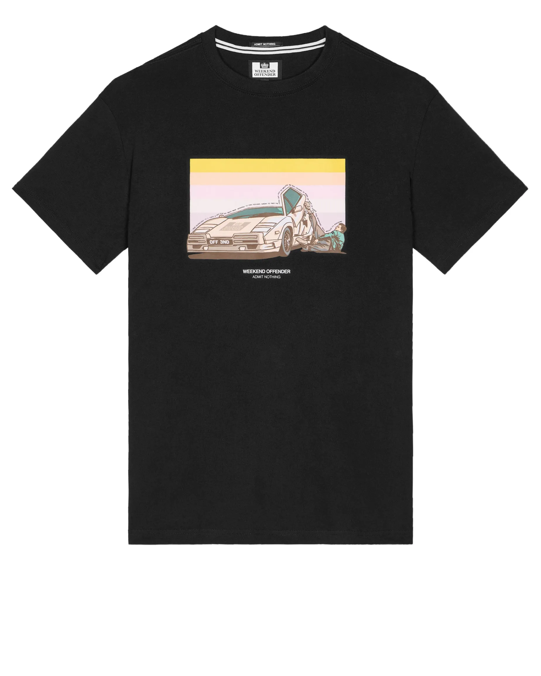 Quaaludes Graphic T-Shirt Black