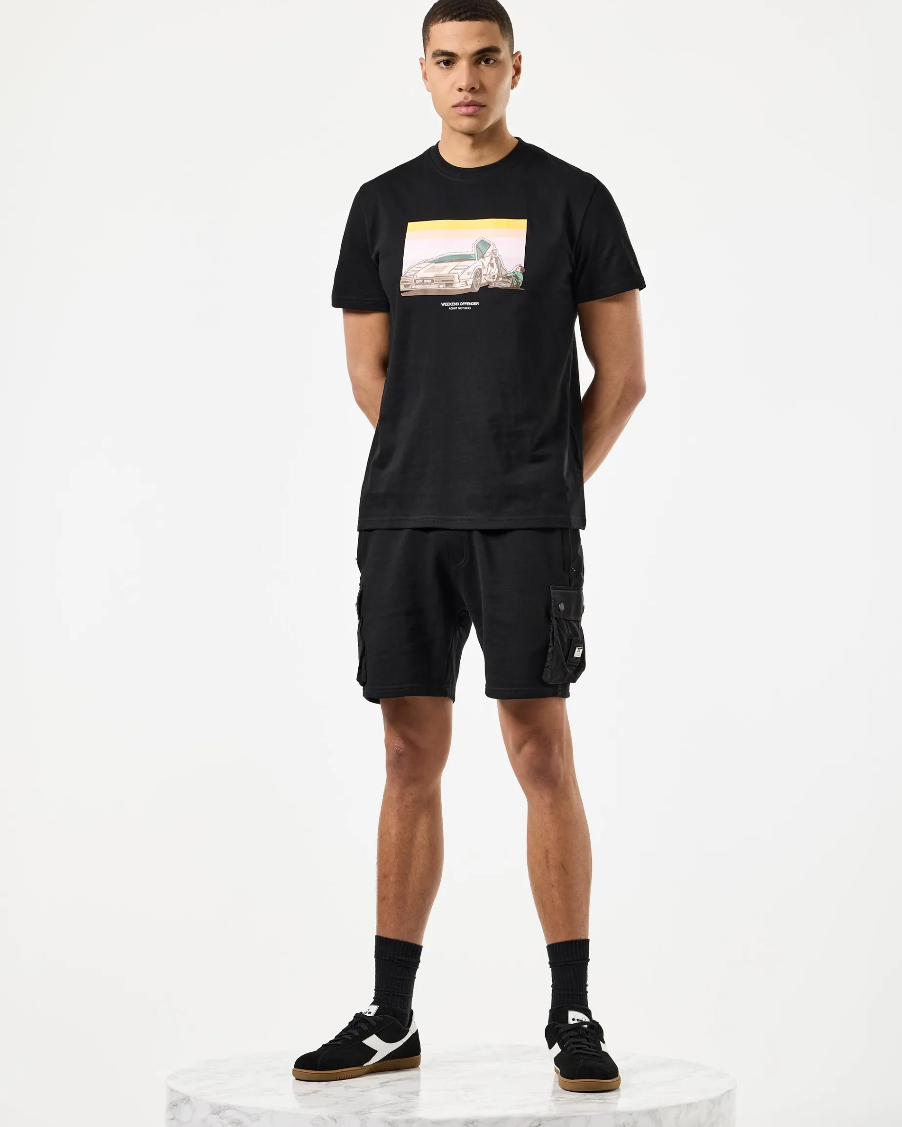 Quaaludes Graphic T-Shirt Black