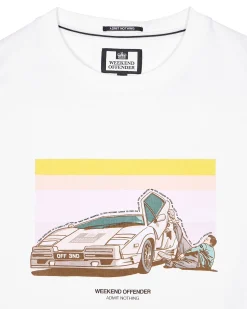 Quaaludes Graphic T-Shirt White