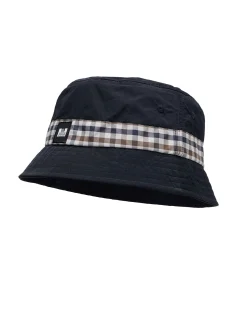 Queensland Bucket Hat Navy / Mid House Check