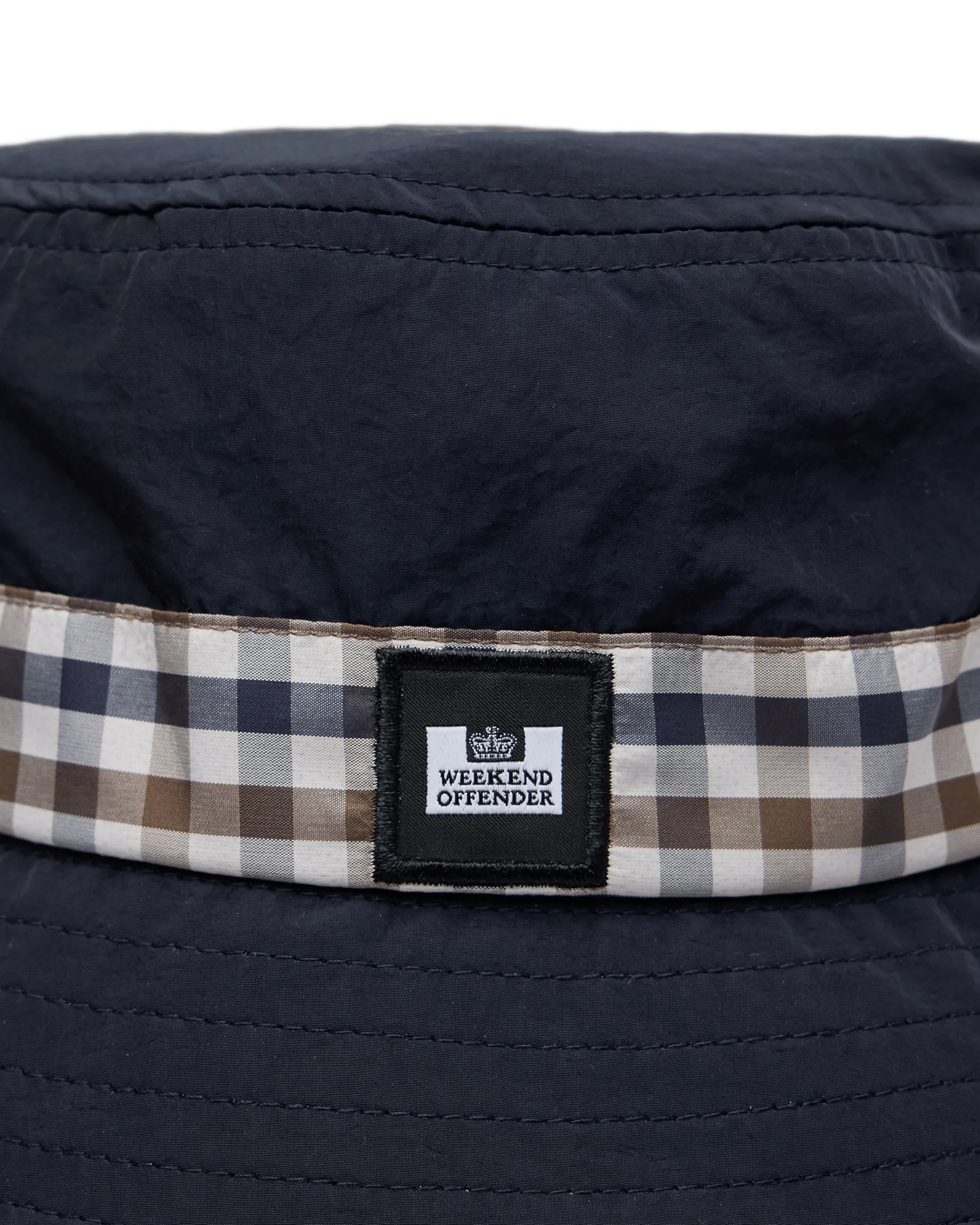 Queensland Bucket Hat Navy / Mid House Check