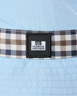 Queensland Bucket Hat Sea Marine/Mid House Check