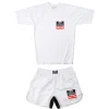 Rashguard and Shorts Set White