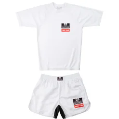 Rashguard and Shorts Set White