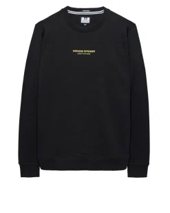 Raval Sweatshirt Black/Peridot Green