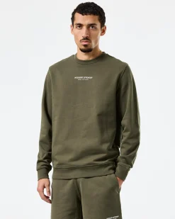 Raval Sweatshirt Castle Green/Ghost