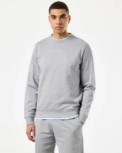 Raval Sweatshirt Smokey Grey/Ocean Wave Blue