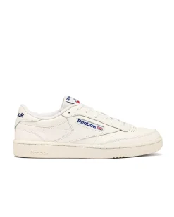 Reebok Club C 85 Trainers Chalk/Classic Cobalt