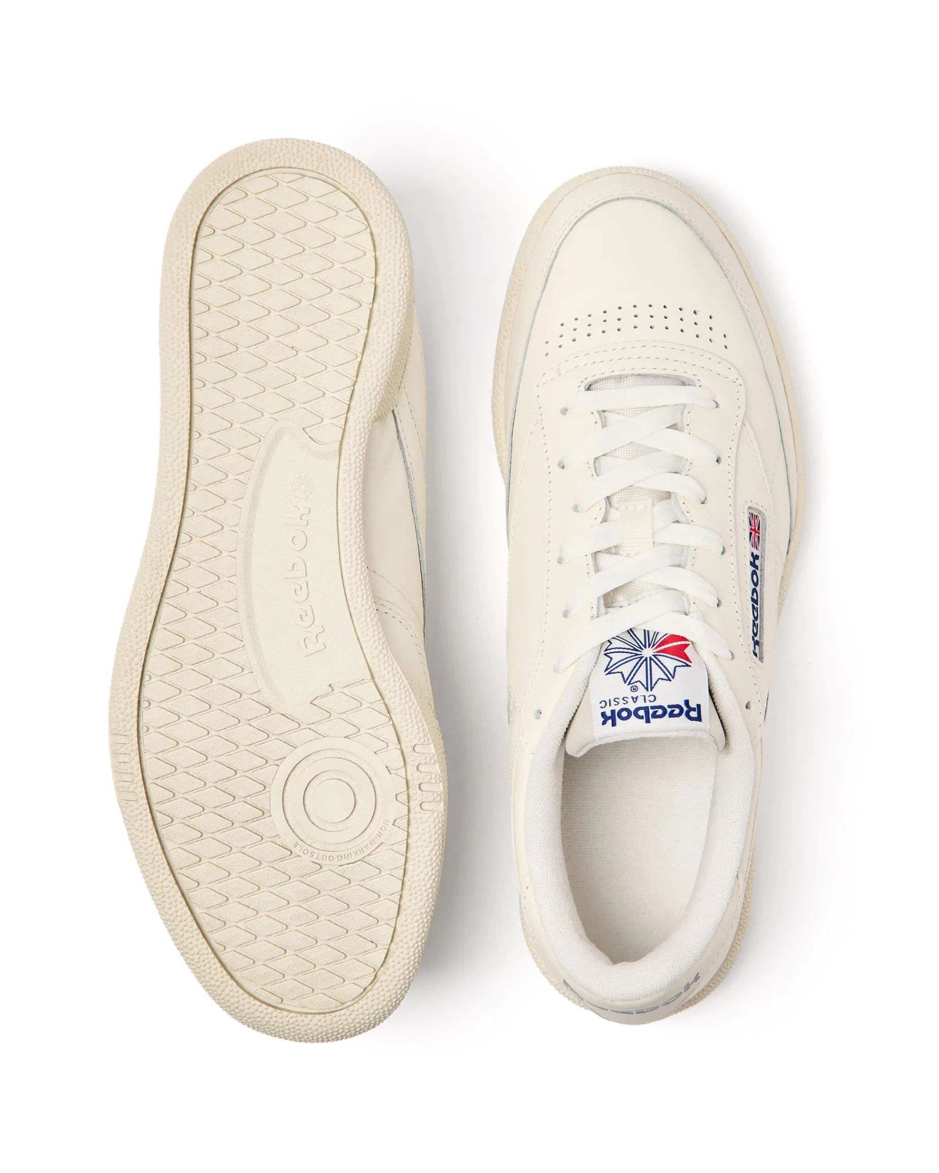 Reebok Club C 85 Trainers Chalk/Classic Cobalt