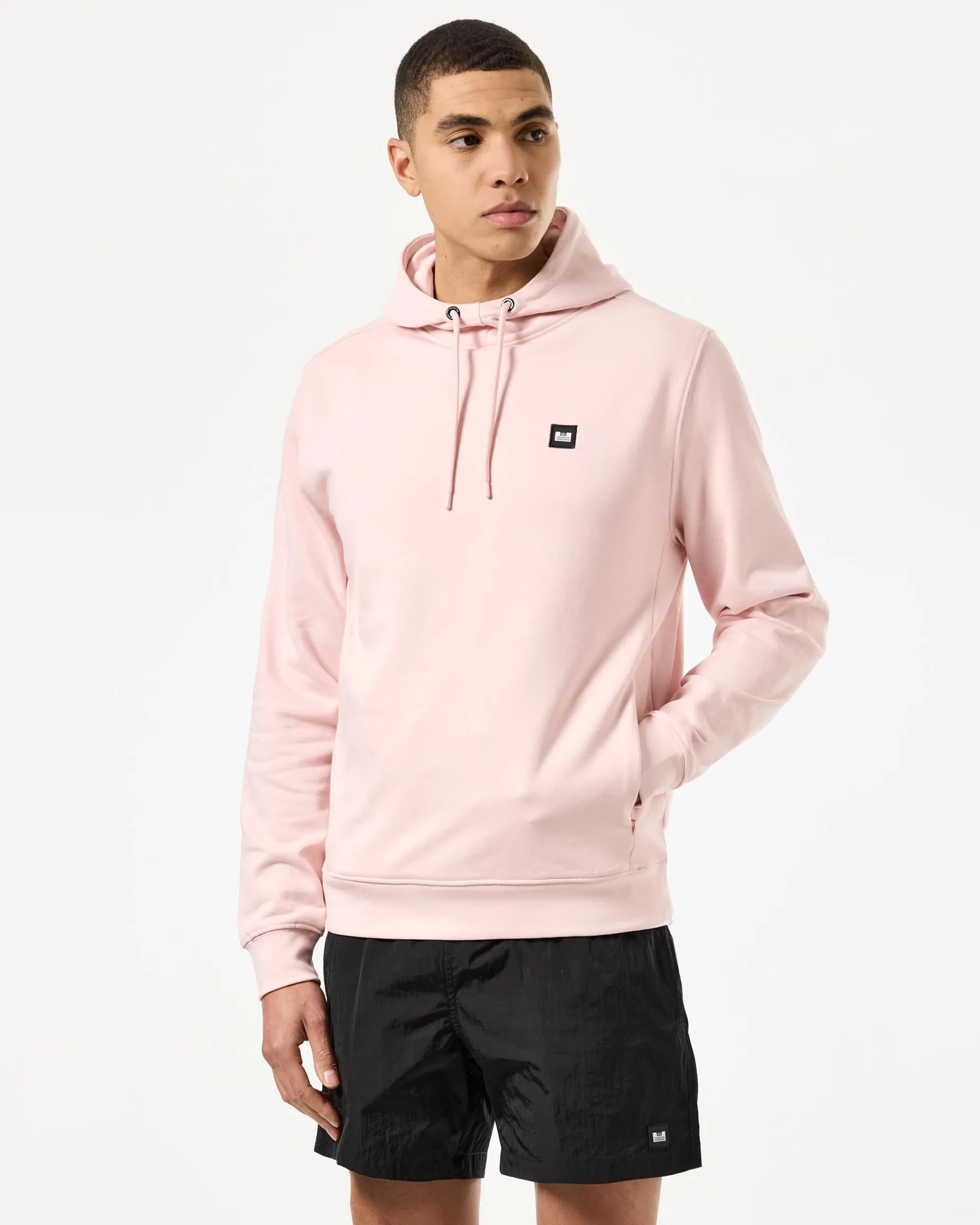 Ribbe Hoodie Pale Blush Pink