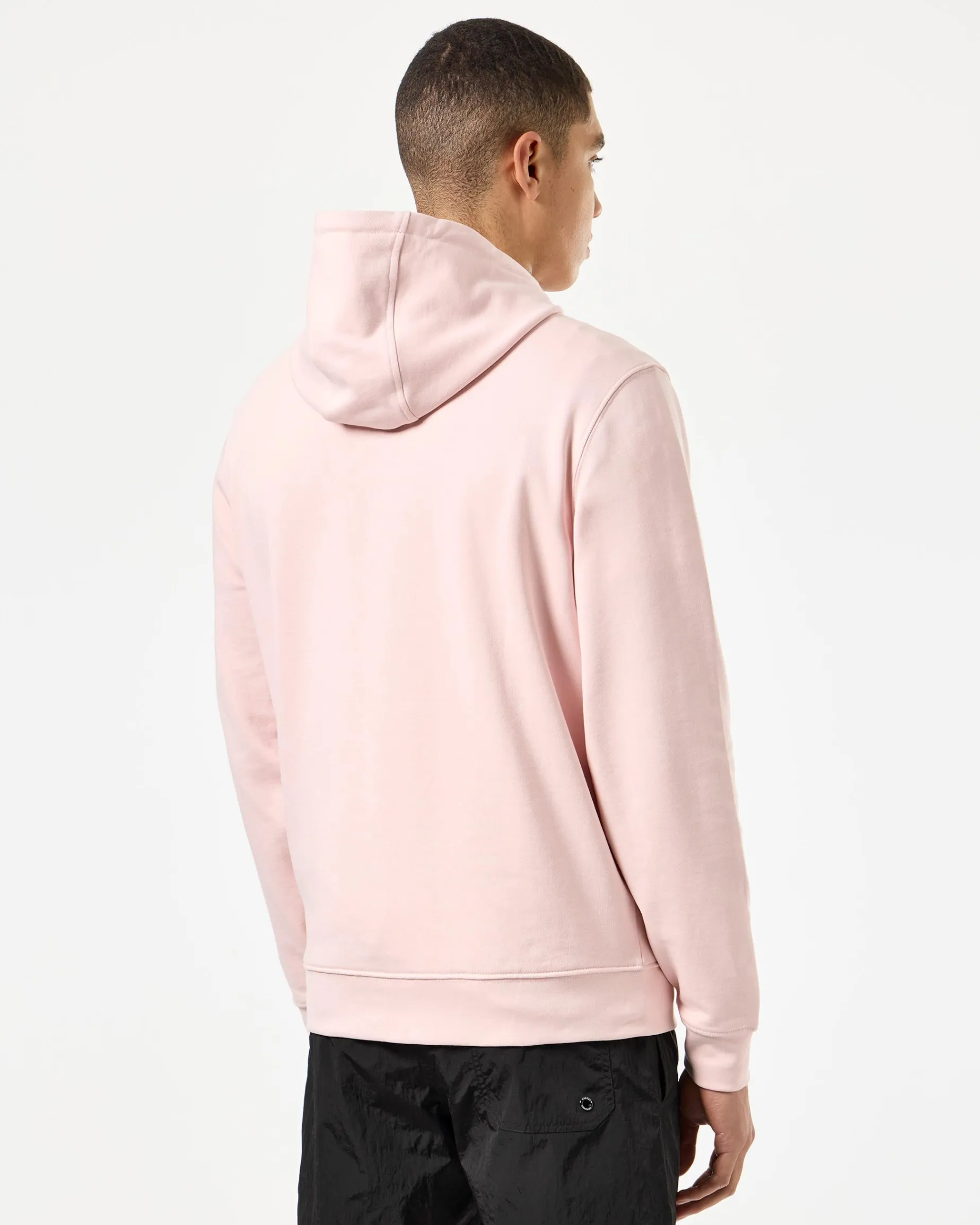 Ribbe Hoodie Pale Blush Pink