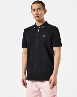 Rivas Polo Shirt Black/Pale Blush Pink