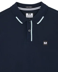 Rivas Polo Shirt Navy/Ocean Wave Blue