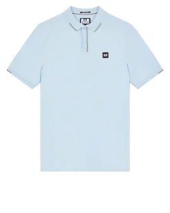Rivas Polo Shirt Ocean Wave Blue/Smokey Grey