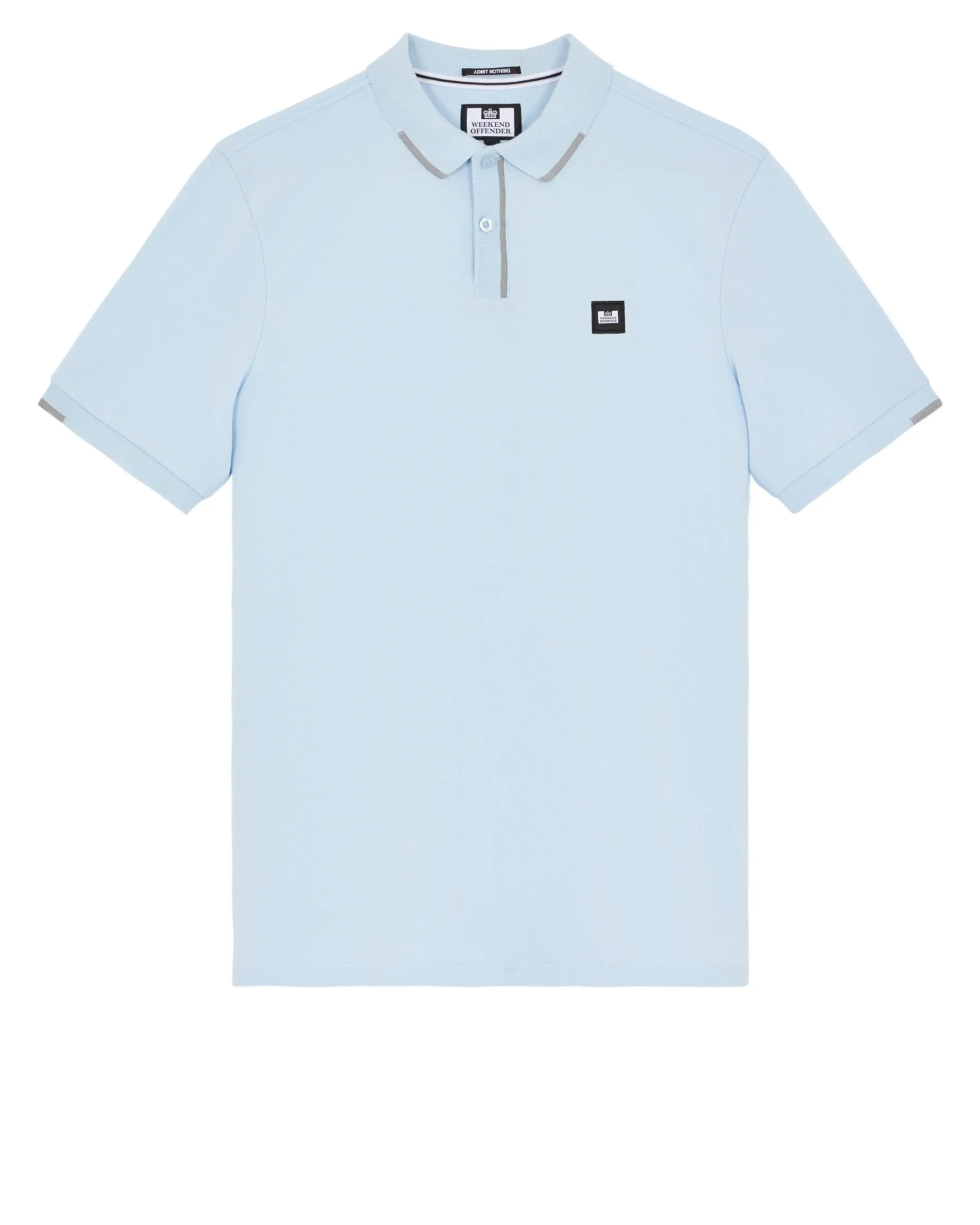 Rivas Polo Shirt Ocean Wave Blue/Smokey Grey